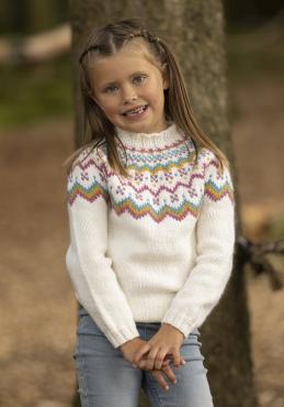 "Åke" genser- Viking Design 2332-1A Kit - 2-12 år - Viking Wool "Åke" genser- Viking Design 2332-1A Kit - 2-12 år - Viking Wool